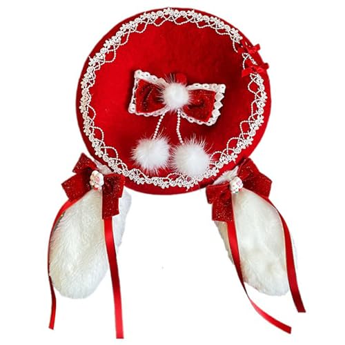 Charmantes Cosplay-Dienstmädchen-Stirnband mit Geburtstagsgeschenk für Mädchen und Damen, verschiedene Feiern und Versammlungen, Haarspange, Haargummis, Kaninchen-Haarspangen für Frauen von Swetopq