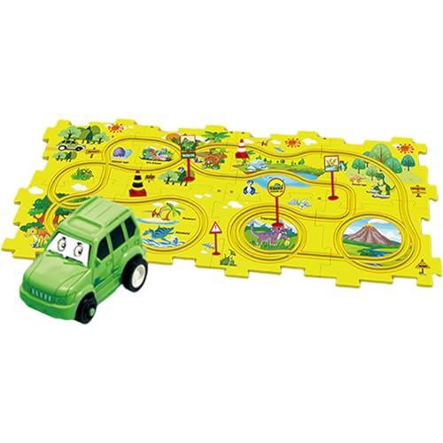 Konstruierbares Cartoon Puzzle Schienenauto Spielzeug, Schienenauto Spielzeug Die Unterhaltung Kindern, Hand Koordinationsspielzeug von Swetopq