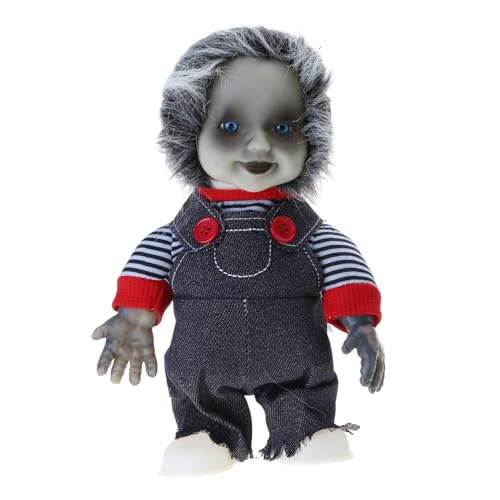 Swetopq Elektrische GhostDoll CreepyWalking Spielzeugfigur Neuheit Gadget Halloween Requisiten Horrorpuppe Spukzimmer Dekoration Halloween Requisiten Halloween Dekoration von Swetopq