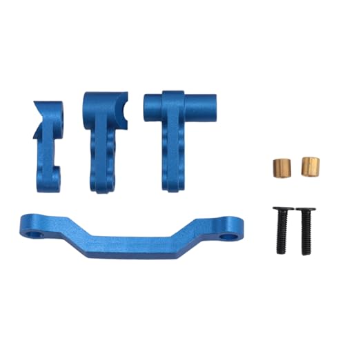 Swiixxer FüR Lenkungsgruppe Kit für 1/16 Smax 1621 1625 1631 1635 1651 1655 Fahrzeugmodelle RC Car Upgrades Teile Blau von Swiixxer