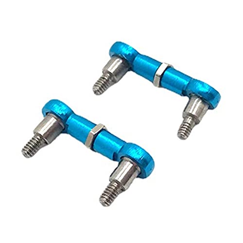 Swiixxer Metall Hinteres Kugelgelenk Stange Verbindungsstange für K969 K979 K989 K999 P929 P939 1/28 RC Auto Upgrades Teile ZubehöR,Blau von Swiixxer