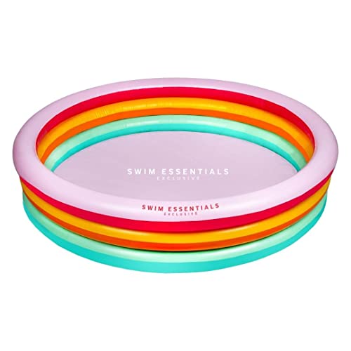 Aufblasbarer Pool Regenbogen Ø 150 cm von Swim Essentials