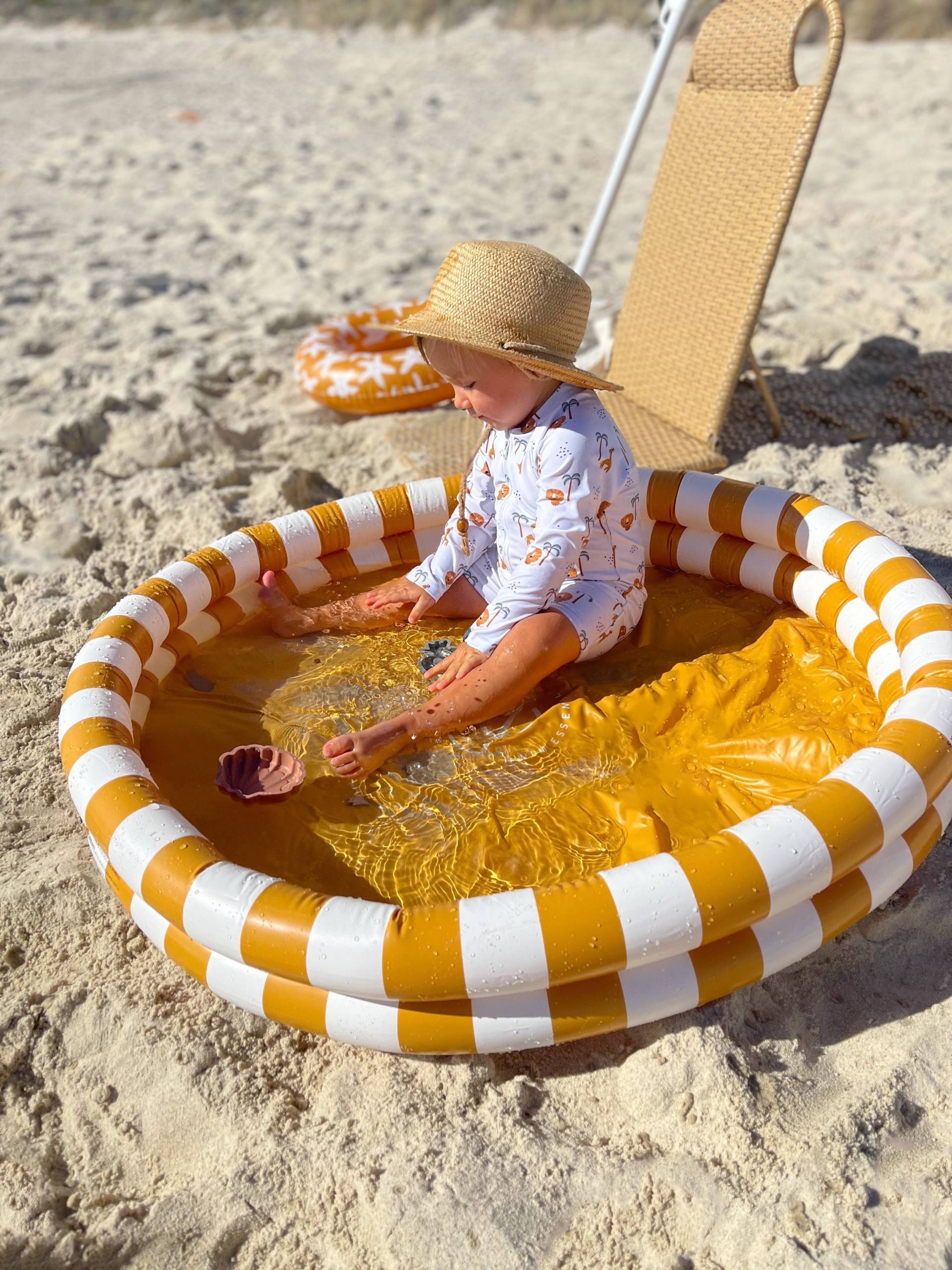 Swim Essentials Kinderpool 100 cm, Flow Yellow/White, Kinderpool Swim Essentials Kinderpool 100 cm, Flow Yellow/White, Kinderpool von Swim Essentials