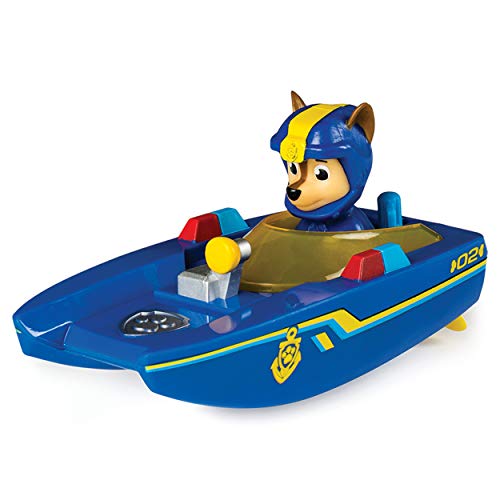 SwimWays Paw Patrol Rettungsboot - Chase, BPA-frei, PVC-frei, Phthalatfrei, Badeboot, Kunststoff, Unisex, Blau, Mehrfarbig, Kid, Small von Swim Ways