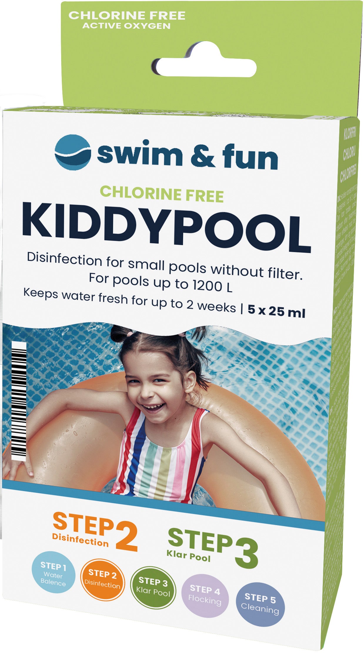 Swim &  Fun KiddyPool Wasserreinigung 5 St. x 25 ml von Swim & Fun