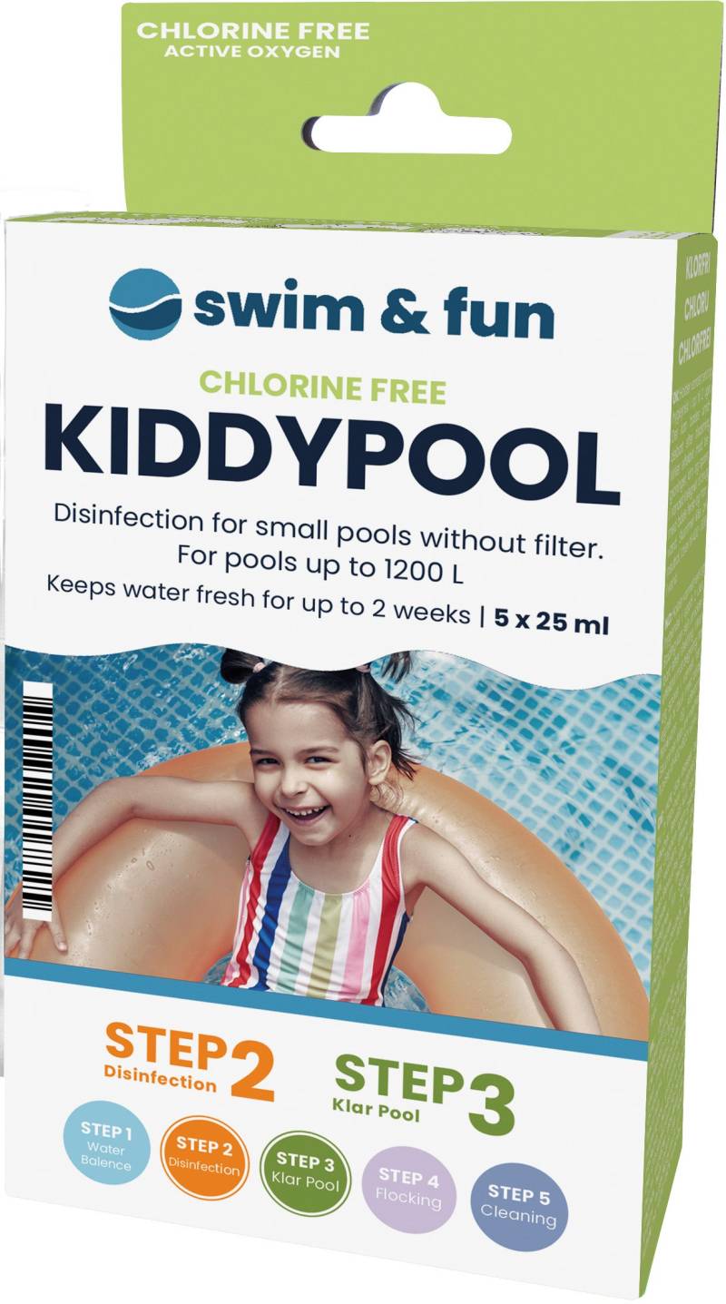 Swim &  Fun KiddyPool Wasserreinigung 5 St. x 25 ml von Swim & Fun