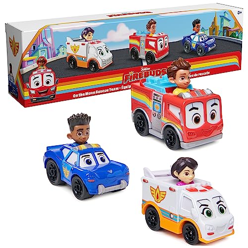 Disney Junior Firebuds Diecast 3PK, 6066310, Mehrfarbig von Disney