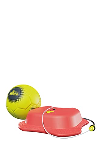 Swingball MK7212 Rot/Gelb All Surface Soccer Trainer | Reflex Football Kinder 3+ | Fußballtrainer | Garten und Outdoor Ballspielzeug, Einheitsgröße von Swingball