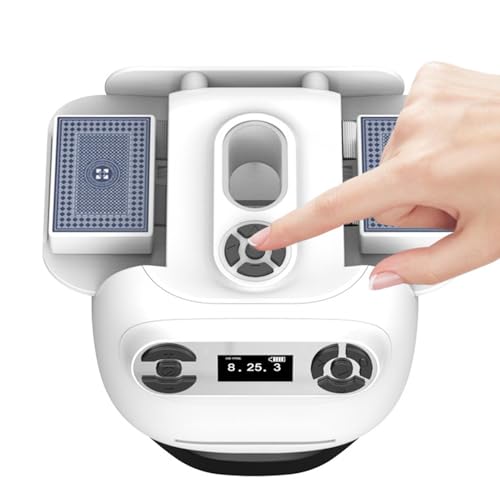 Sxhlseller Automatische Karten Mischung und Händler 360 ° Rotation, Unterstützt 8 Spieler, Wiederaufladbare Spielkarten Mischungsmaschine Programmierbar, Super Ruhig, Verschiedene Sxhlseller Automatische Karten Mischung und Händler 360 ° Rotation, Unterstützt 8 Spieler, Wiederaufladbare Spielkarten Mischungsmaschine Programmierbar, Super Ruhig, Verschiedene von Sxhlseller