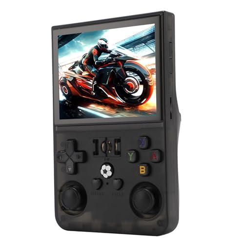 Sxhlseller Handheld-Retro-Spielekonsole, Zwei Joysticks, 640 X 480 IPS-Display, 4000 MAh-Akku, Flüssigeres Gameplay mit 64-Bit-Gaming-Chip, Mehrere Emulatorspiele mit Tragbarem Design, (64GB) von Sxhlseller