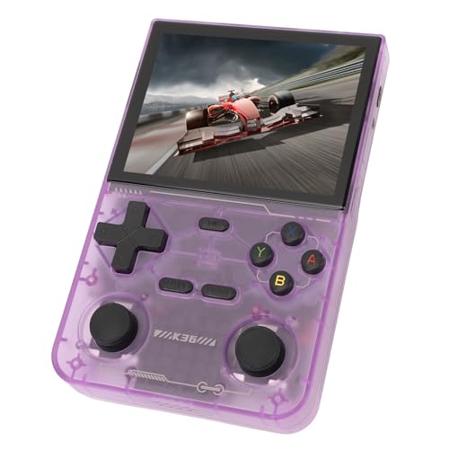 Sxhlseller Handheld-Spielekonsole, 3,5-Zoll-Bildschirm, Dual-Joystick, Typ C, Retro-Handheld-Spielekonsole für die Freizeit (Purple) von Sxhlseller