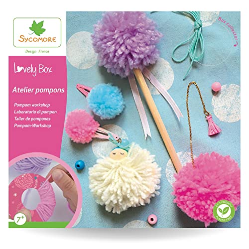 Sycomore CRE11045 Atelier Lovely Box mit kleinen Pompons, Plusieurs Couleurs Sycomore CRE11045 Atelier Lovely Box mit kleinen Pompons, Plusieurs Couleurs von Sycomore