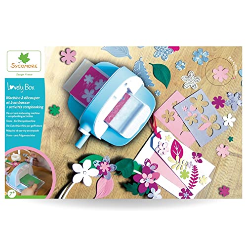 Sycomore CRE5197 Kit Machine à Couper et Embosser Stanz-und Prägeschablonen-Set für Kinder, blau, M von Sycomore