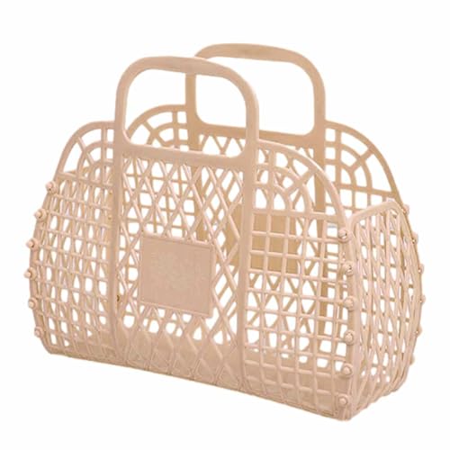 Jelly Basket Tasche Jelly Tragetasche Jelly Tasche Strand Jelly Geldbeutel Tasche Wiederverwendbare Kinder Strandtasche Strandtasche Mesh für Geschenk Spielzeug Lagerung von Syengery