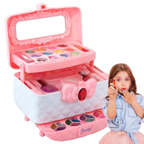 Kinder Makeup Set Für Mädchen Mädchen Kinder Schminke Set Makeup Schminkkoffer Makeup Set Kinder Spielzeug von Syengery