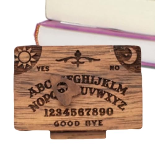 Klassisches Ouija-brettspiel, Handgefertigtes Sprechendes Geistbrett Mit Schublade, Ouija Board Aus Miniaturbrett Für Familienfreunde Klassisches Ouija-brettspiel, Handgefertigtes Sprechendes Geistbrett Mit Schublade, Ouija Board Aus Miniaturbrett Für Familienfreunde von Syengery