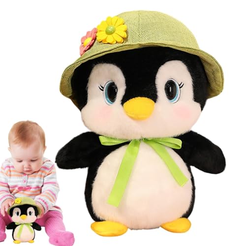 Syengery Pinguin-Plüsch,Pinguin-Stofftier,Kuscheltiere Cartoon Pinguin Puppe - 9,8 Zoll weiches Pinguin-Plüschtier, Kinder-Plüschtierkissen für Kinder, Erwachsene, Mädchen und von Syengery