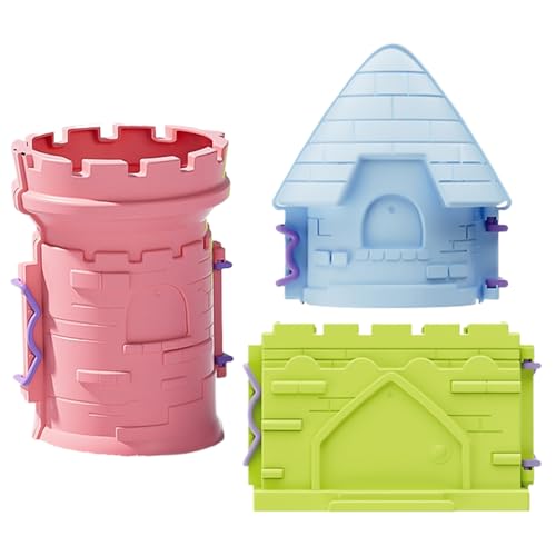 Syengery Sandspielset, Sandspielzeug Burgformen Für Kinder, 3 Teile Interaktives Spielzeug Outdoor Kinderspiele Sensorik Urlaub Sommer Geburtstag Weihnachten Syengery Sandspielset, Sandspielzeug Burgformen Für Kinder, 3 Teile Interaktives Spielzeug Outdoor Kinderspiele Sensorik Urlaub Sommer Geburtstag Weihnachten von Syengery