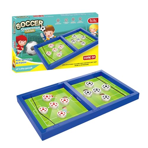 Syengery Schnelles Sling-Puck-Spiel Fußball, Schnelles Sling-Puck-Spiel,Schnelles Sling-Puck-Spiel Fußball | Lustiges Sling Puck Sportballspiel Tischhockey Schleuderspiel für Erwachsene von Syengery