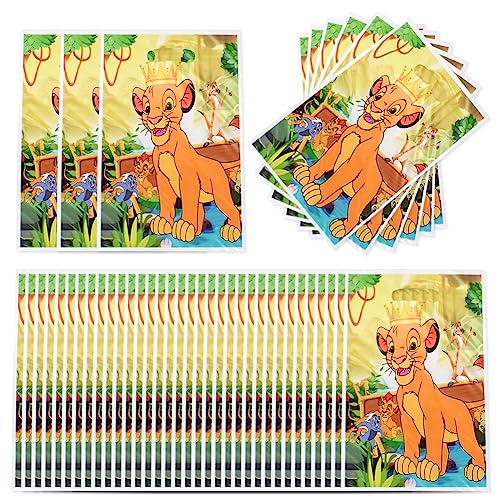 Syijupo 80pcs Geschenke Tüten Geburtstag, Lion King Children's Birthday Party Bags, for Gift Bags Children's Birthday,Weddings,Birthday Party Bags （25 x 16 cm） von Syijupo