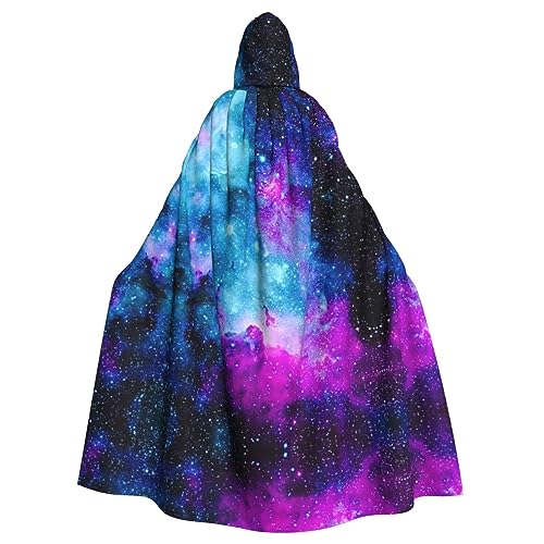 Sylale Cooler Kapuzenumhang mit Sternenmotiv, Unisex, für Erwachsene, Halloween, Cosplay-Kostüm von Sylale