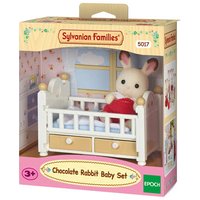 EPOCH 5017 Sylvanian Families® Schokoladenhasen Baby mit Babybett von Sylvanian Families