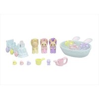 EPOCH 5707 Sylvanian Families® Milchhasen Bade Spielset von Sylvanian Families