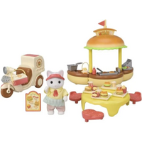 EPOCH 5757 Sylvanian Families® Mobiler Hamburger Imbiss mit Figur von Sylvanian Families