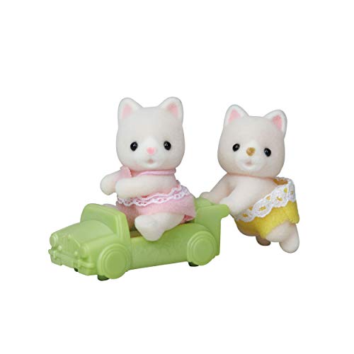 SYLVANIAN FAMILIES A2004324 Silk Cat Twins Katze Puppen, Farbenfroh von Sylvanian Families