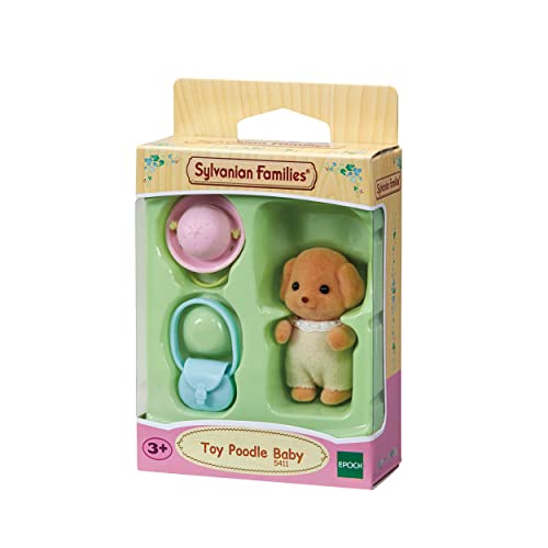 SYLVANIAN FAMILIES A2004341 Toy Poodle Baby Charakter, der Pudel, Multicolor von Sylvanian Families