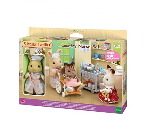 Sylvanian Families 5094 Land-Krankenschwester-Set - Puppenhaus Spielset Mehrfarbig von Sylvanian Families