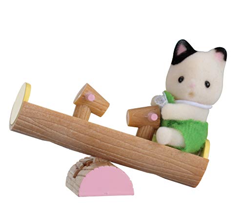 Sylvanian Families - 5205 - Minibox: Katze auf Wippe, Mehrfarben von Sylvanian Families