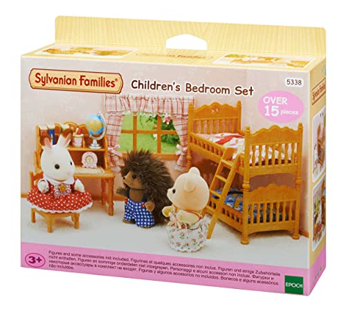 Sylvanian Families 5338 Landhaus Kinderzimmer mit Stockbett - Puppenhaus Einrichtung Möbel von Sylvanian Families