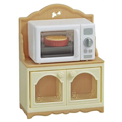 Sylvanian Families 5443 Schrank mit Mikrowelle - Puppenhaus Einrichtung von Sylvanian Families