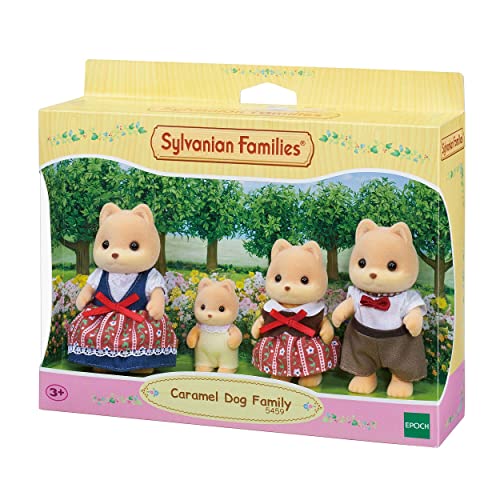 Sylvanian Families 5459 Karamel Hunde Familie - Figuren für Puppenhaus von Sylvanian Families