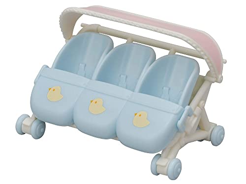 Sylvanian Families L5533 Drillings-Kinderwagen - Puppenhaus Spielset von Sylvanian Families