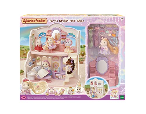 Sylvanian Families 5642 Pony Friseursalon mit Figur - Puppenhaus Spielset von Sylvanian Families