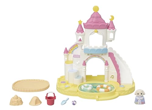 Sylvanian Families - 5746 Erlebniskindergarten Sandkasten und Pool mit Figur - Puppen Spielset von Sylvanian Families