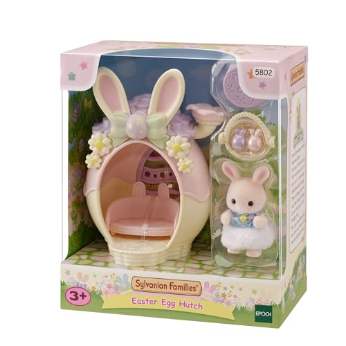 Sylvanian Families 5802 Babyhasen Osterspaß Spielset, Set mit Tierfigur, Ostergeschenk, Spielzeug für Kinder ab 3 Jahren von EPOCH