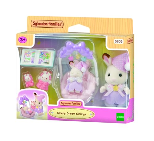 Sylvanian Families 5806 Schokoladenhasen Träumsüß Set, Spielset mit Tierfigur, Mit süßen Mäusefiguren, Spielzeug für Kinder ab 3 Jahren von Sylvanian Families