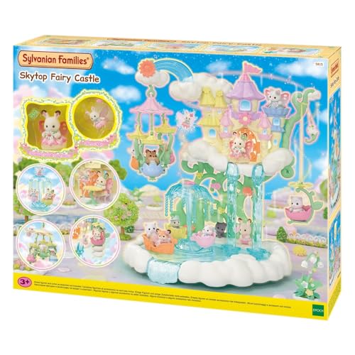 Sylvanian Families - 5824 Himmlisches Feenschloss, Spielset mit Tierfigur, Schokoladenhasen Baby, Blumenfee, samtige Tierfiguren, Spielzeug für Kinder ab 3 Jahren Sylvanian Families - 5824 Himmlisches Feenschloss, Spielset mit Tierfigur, Schokoladenhasen Baby, Blumenfee, samtige Tierfiguren, Spielzeug für Kinder ab 3 Jahren von Sylvanian Families