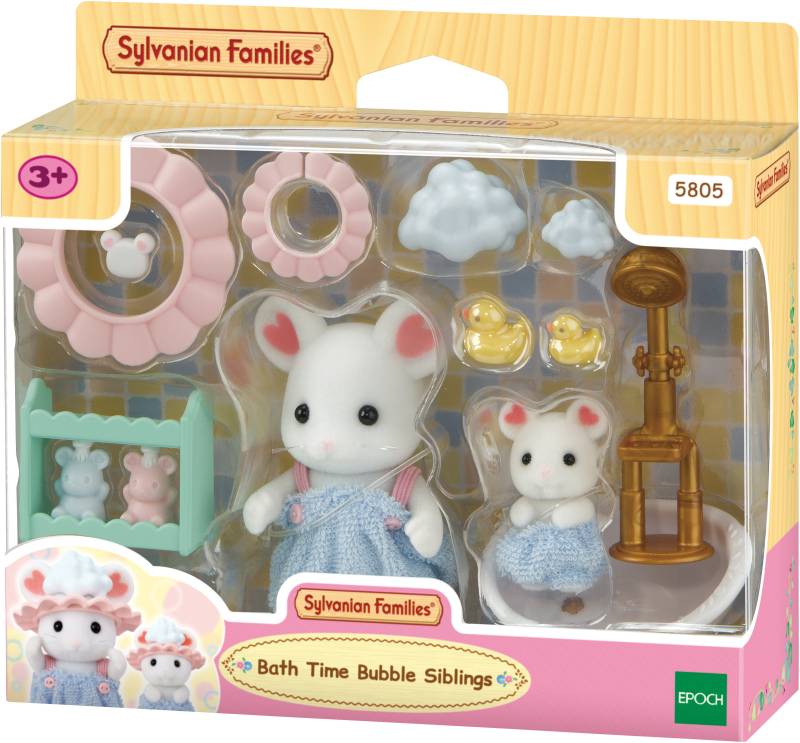 Sylvanian Families Figurenset Mäuse mit Badeset von Sylvanian Families