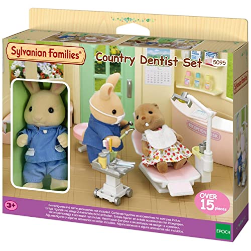 Sylvanian Families 5095 Land-Zahnarztpraxis - Puppenhaus Spielset von SYLVANIAN FAMILIES