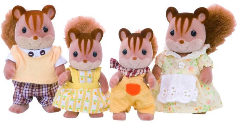 Sylvanian Families Figurenset Die Walnuss-Eichhörnchen-Familie von Sylvanian Families