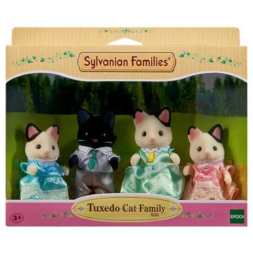 Sylvanian Families L5181 Tuxedo Katzen Familie - Figuren für Puppenhaus Sylvanian Families L5181 Tuxedo Katzen Familie - Figuren für Puppenhaus von Sylvanian Families