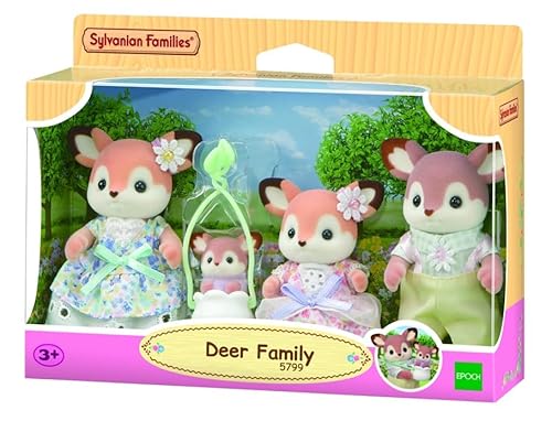 Sylvanian Families 5799 REH Familie, Tierfiguren Wald, Spielzeug für Kinder ab 3 Jahren von EPOCH