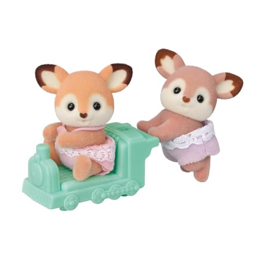 Sylvanian Families -Les jumeaux Biche - Set 2 Figurines - Plongez Dans l'univers de la famille Sylvanian - Figurines animaux Miniatures - Jouet Enfant 3 ans et + - 5800 von Sylvanian Families