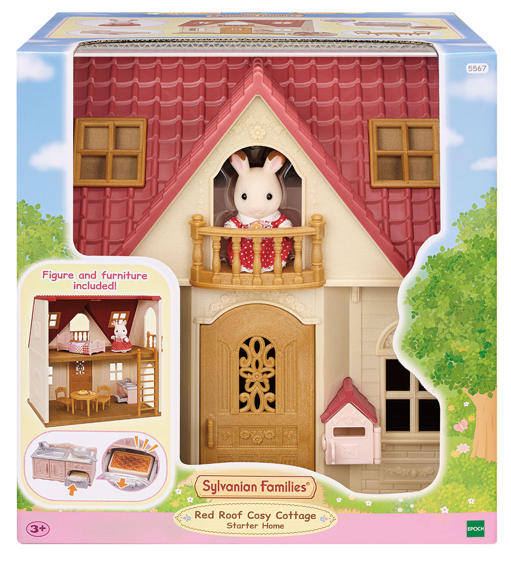 Sylvanian Families - Red Roof Cosy Cottage Starter Home - 5567 - Sylvanian Families - One Size - Puppenhauser Sylvanian Families - Red Roof Cosy Cottage Starter Home - 5567 - Sylvanian Families - One Size - Puppenhauser von Sylvanian Families