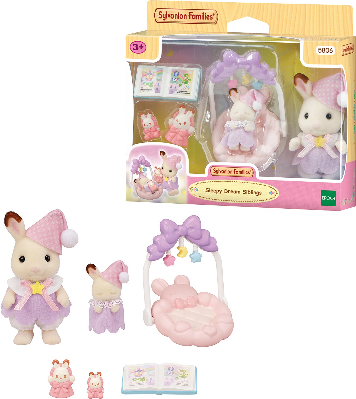 Sylvanian Families Figurenset Kaninchen Schlafset von Sylvanian Families