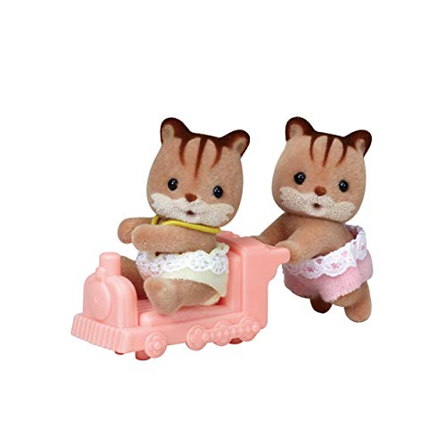 Sylvanian Families L5421 Walnuss Eichhörnchen Zwillinge -Figuren für Puppenhaus von Sylvanian Families